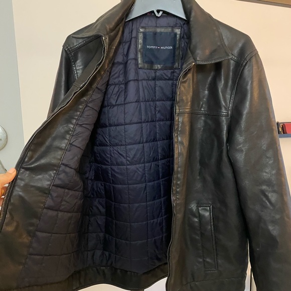 Leather w/ Quilted Lining Jacket - Picture 1 of 8